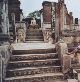 Detail zum buddhistischen Tempel